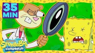 SpongeBob | 35 MINUTEN mit Sandys besten Experimenten!  | SpongeBob Schwammkopf