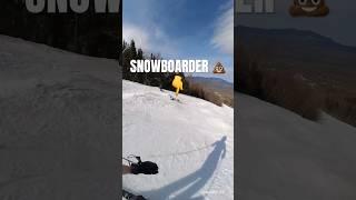 a SNOWBOARDER fell into a mogul #sugerloaf #skiiing #skiingfails #snowboarding