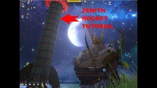 Chimeraland - HOW TO USE A ZENITH ROCKET!!! (Tutorial)