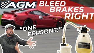 How to Bleed Your Brakes Fast! | AGM Brake Pressure Bleeder