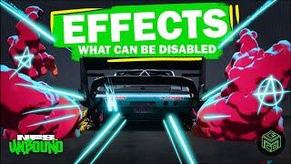 NFS UNBOUND - How to Turn OFF Driving Effects