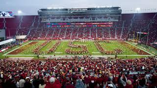 The Largest Trojan Marching Band Ever Salutes Dr. Bartner at Homecoming