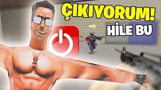 İSYAN ATTIĞIM KOMUTÇU HİLE DİYİP OYUNDAN ÇIKTI!! - CS 1.6 Jailbreak