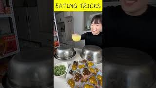 Playing a prank on my husband -My husband was so selfish that he ate all the food by himself#mukbang