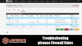 Getting Started With pfsense Firewall Rules and Troubleshooting States With pfTop.