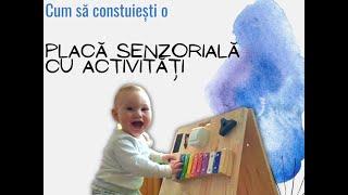 Placa senzoriala cu activitati Montessori #activitybooks #montessori #babyboy