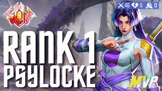 Rush | Rank 1 Psylocke Gameplay | Season 2 | Marvel Rivals