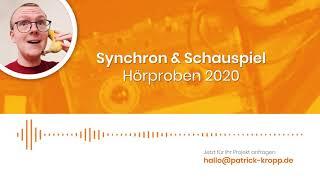 Patrick Kropp | Sprecher für Synchron, Hörspiel & Werbung | Demo 2020