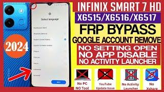 Infinix smart 7 hd (x6515) frp bypass android 12 / x6515 frp bypass / X6515 frp bypass android 12