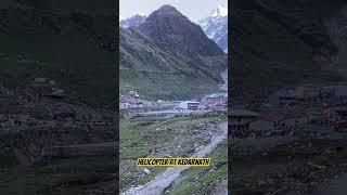 Helicopter service at Kedarnath #kedarnath #uttarakhandtourism #travelinfo