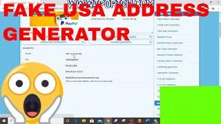 How To Create  USA Address To Create CashApp And PayPal Account