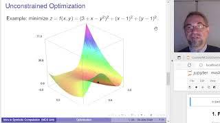 Polyhedral and Unconstrained Optimization in symbolic computation, with SageMath.