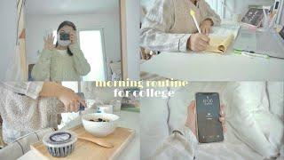  productive 6am morning routine for college in Korea  | STUDY & GRWM | ft. Idenati