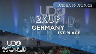 2KUP | Under 16 Novice 1st Place | UDO World Championships 2024