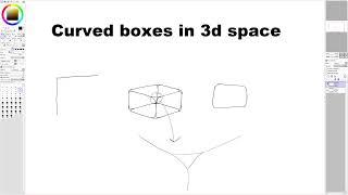 Drawing curved boxes in 3D space