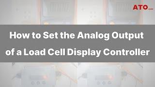 Load Cell Amplifier: How to Set the Analog Output #howto