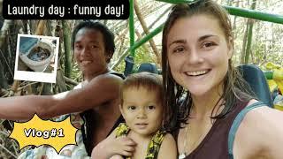 Laundry day vlog Philippines : funny day with your toddler.