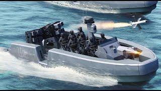 Rafael Spike NLOS on Whiskey Bravo watercraft