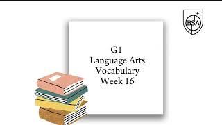 G1LA - BasicVocab#16