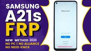 Samsung A21s Frp Bypass Without Pc | Without Alliance Shield | New Method 