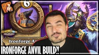 MY FIRST IRONFORGE ANVIL BUILD!!! - Hearthstone Battlegrounds