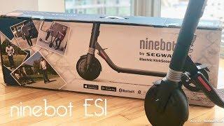 My first electric scooter - Ninebot ES1 Electric Kick Scooter unboxing