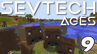 Minecraft Sevtech: Ages - BUFFALO DANCE and TOTEMIC CEREMONIES (Modded Survival) - Ep. 9