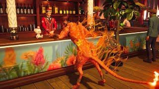 Red XIII is Getting Angry With The Receptionist