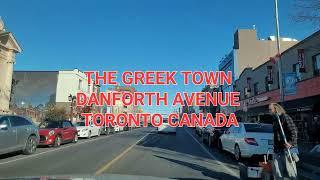 THE GREEK TOWN / TORONTO CANADA / DRIVING TOUR ALONG DANFORTH AVENUE /#roadtrip /#rothel13