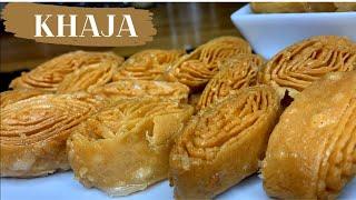 Khaja Recipe | Indian Sweet Recipe | Odisha/Bengali Khaja Recipe | Chirote | Sweet | Khaja