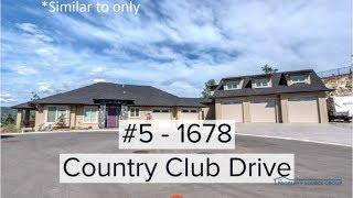 #5-1678 Country Club Drive, Kelowna BC