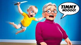 CRAZY Baby Is Granny's WORST NIGHTMARE! - Granny Sim