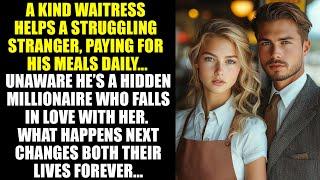 A KIND GIRL Paid For A Poor Man's Meal—Unaware He Was A MILLIONAIRE. Days Later, LOVE Found Them...