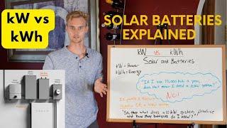 Solar and Battery kW vs kWh Explanation. How many kWh does a 10kW system produce?