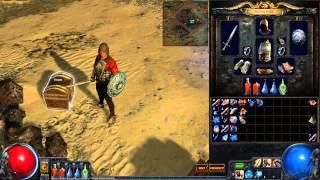 Path of Exile Гладиатор. Щит и Меч.