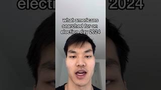 what americans searched for on election day 2024