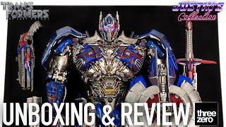 Nemesis Prime Transformers The Last Knight Threezero DLX Diecast Unboxing & Review