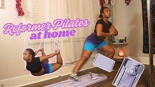 Reformer Pilates At Home? | PILATES BOARD Beginner Workout & Cool Down Stretch