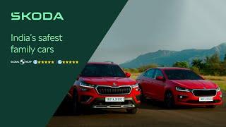 India's Safest Family Cars | Škoda Kushaq & Škoda Slavia