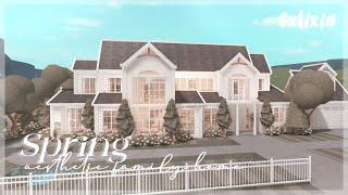 Bloxburg: Large Realistic Spring Family Home (Exterior) | Roblox Speedbuild