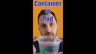 Difference between a docker container vs Kubernetes pod