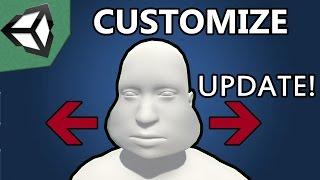 Unity Character Customization with Blendshapes - Update!