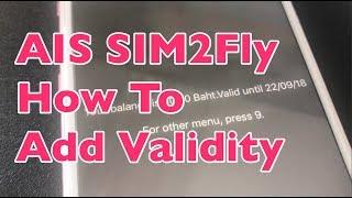 How to add 1 year validity to AIS SIM2Fly roaming sim