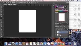 Photoshop   Opening blank paper, new layer and fill