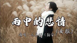 无名姐（路宝） - 雨中的悲情（女版）『你许的海誓和山盟 我等的地老和天荒 都化成泡沫在雨中。』『动态歌词MV』