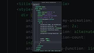 CSS Animation Effects Tutorial  | HTML | CSS #shorts
