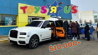 Supercar Owners Spend $10,000+ Giving Away Toys To Kids!!! (North Face Rally 2024 Toy Drive)