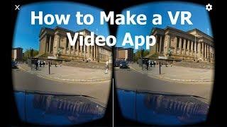 How to make a VR 360 Video app within Unity for Android