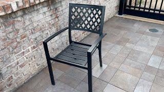 Sturdy enough? Phi Villa Wrought Iron Patio Chair Review