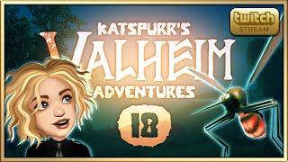 We try to survive in the plains! - KatsPurr's Live Stream Adventures in Valheim - Part 18